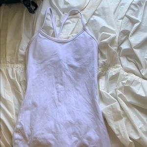 White lulu lemon tank